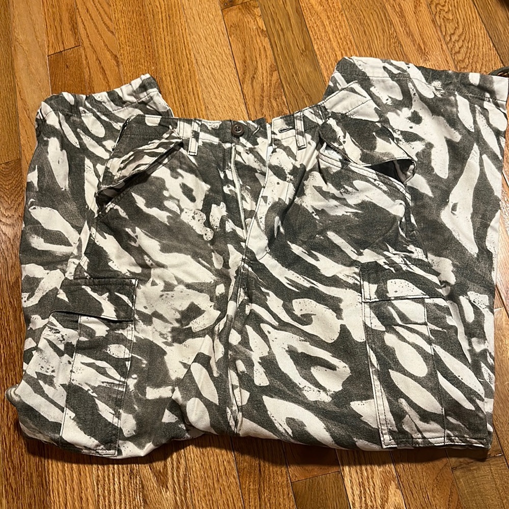 Top shop camo cargo pants